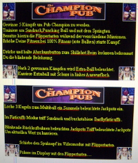 Custom Cards für Champions Pub in Englisch